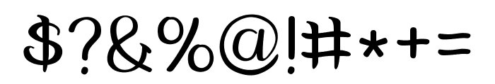 HUSuryeo Regular Font OTHER CHARS