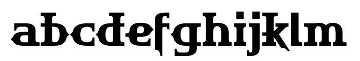 HUThegame SemiBold Font LOWERCASE
