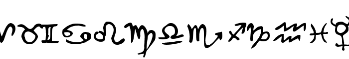 Haakke-Symbols Font LOWERCASE