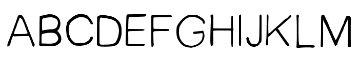 HabelRegular Font UPPERCASE