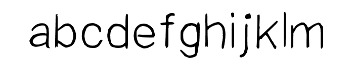 HabelRegular Font LOWERCASE