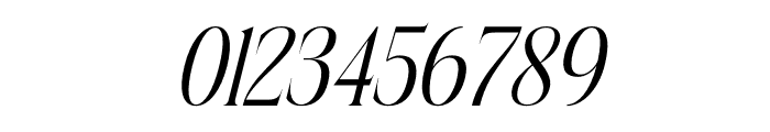 Habemfi Italic Font OTHER CHARS