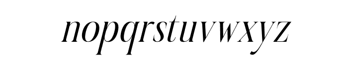 Habemfi Italic Font LOWERCASE