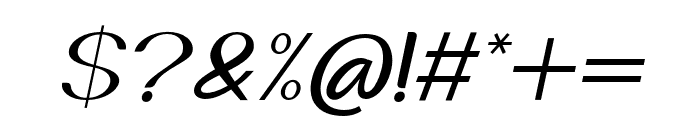 Habone-Italic Font OTHER CHARS