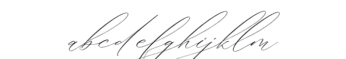 Hacburk Matrositia Script Italic Font LOWERCASE