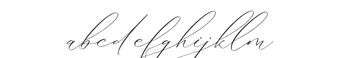 Hacburk Matrositia Script Font LOWERCASE