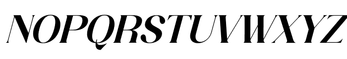 Hacburk Matrositia Serif Italic Font UPPERCASE