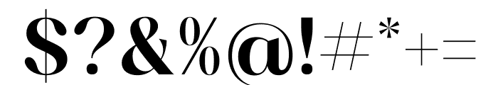 Hacburk Matrositia Serif Font OTHER CHARS