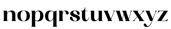 Hacburk Matrositia Serif Font LOWERCASE