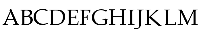 Hacrley Serif Regular Font UPPERCASE