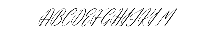 Hadinesta Blarfhine Italic Font UPPERCASE