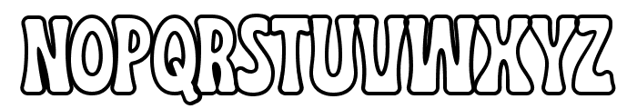 Hadney Buddy Outline Font UPPERCASE