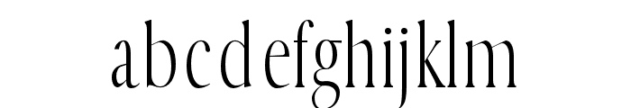 Hadwin-Light Font LOWERCASE