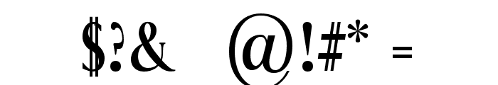 Hadwin-Regular Font OTHER CHARS
