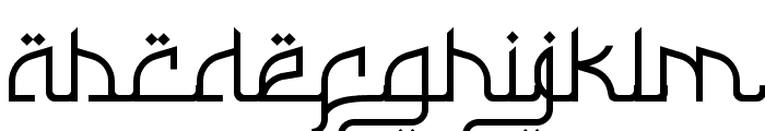 Haejrah Font LOWERCASE