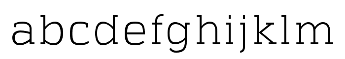 Haeock-ExtraLight Font LOWERCASE