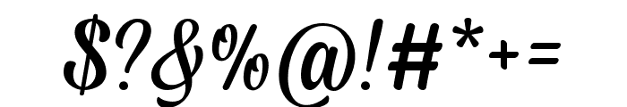 Haesley-Regular Font OTHER CHARS
