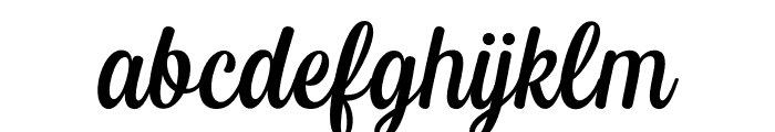 Haesley-Regular Font LOWERCASE