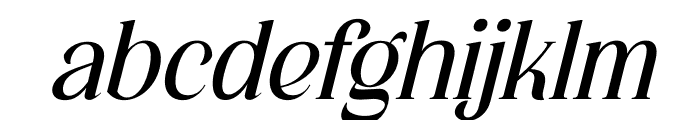 Hafigde Italic Font LOWERCASE