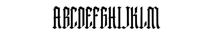 Hagevra Font UPPERCASE