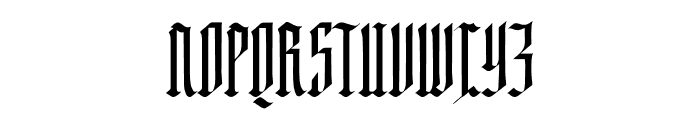 Hagevra Font UPPERCASE