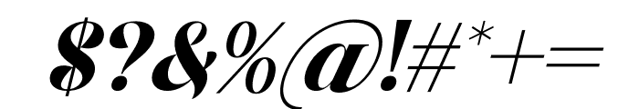 Hagista Melagon Italic Font OTHER CHARS