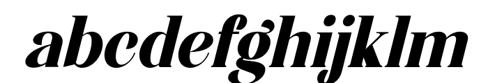 Hagista Melagon Italic Font LOWERCASE