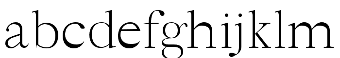 Hagito-Light Font LOWERCASE