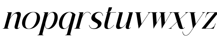 Haglueta Klaristto Serif Italic Font LOWERCASE