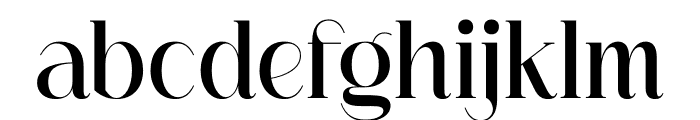 Haglueta Klaristto Serif Font LOWERCASE
