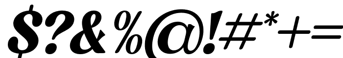 Hagona Italic Font OTHER CHARS