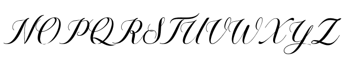 Hailand Script Italic Font UPPERCASE