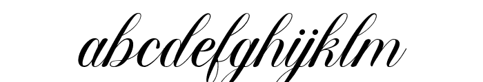 Hailand Script Italic Font LOWERCASE