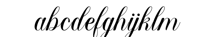 Hailand Script Font LOWERCASE
