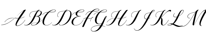 HailandScript-Italic Font UPPERCASE