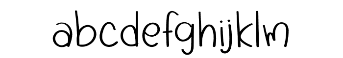 Hailey Font LOWERCASE