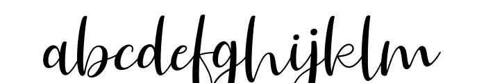 Hailluna Font LOWERCASE