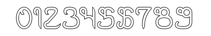 Hair Style-Hollow Font OTHER CHARS