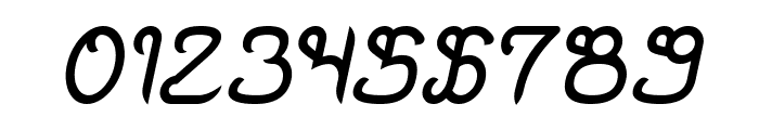 Hair Style Italic Font OTHER CHARS