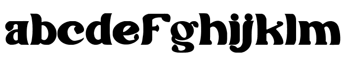 Hairage Font LOWERCASE