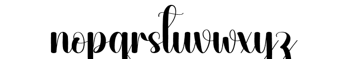 Hairdryer Font LOWERCASE