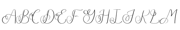 Hairey Font UPPERCASE