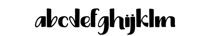 Haither Thither Regular Font LOWERCASE