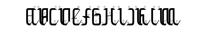 Haiver Ealitiren Regular Font UPPERCASE