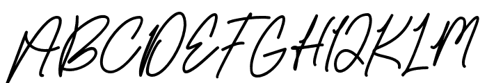 Hajime-Regular Font UPPERCASE