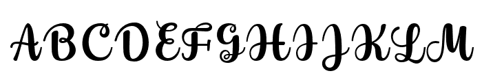 Hakime Regular Font UPPERCASE