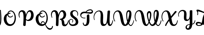 Hakime Regular Font UPPERCASE