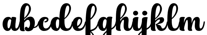 Hakime Regular Font LOWERCASE