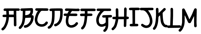 Hakubo Font UPPERCASE