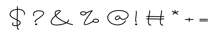 Halaline Font OTHER CHARS